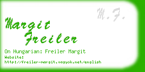 margit freiler business card